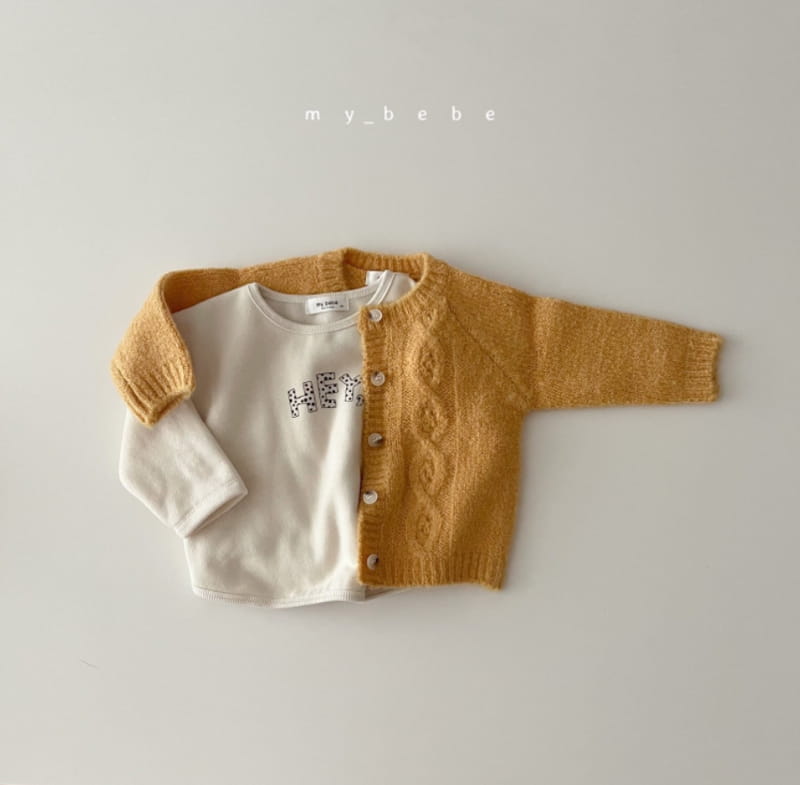 MY BEBE - Korean Children Fashion - #Kfashion4kids - Hey Fleece Tee - 11