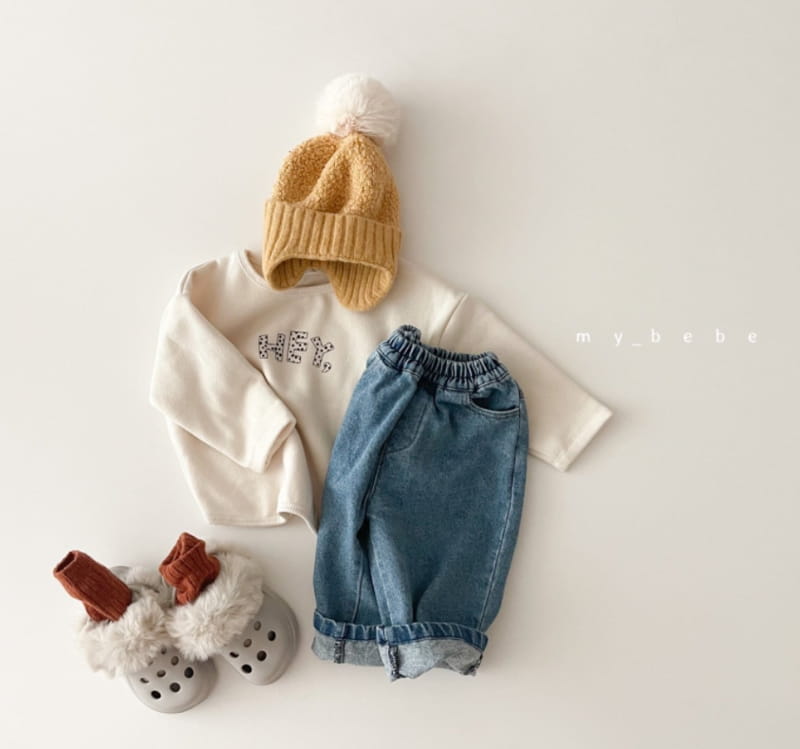 MY BEBE - Korean Children Fashion - #Kfashion4kids - Hey Fleece Tee - 7