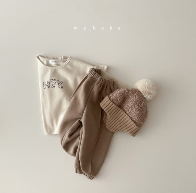 MY BEBE - Korean Children Fashion - #Kfashion4kids - Hey Fleece Tee - 9