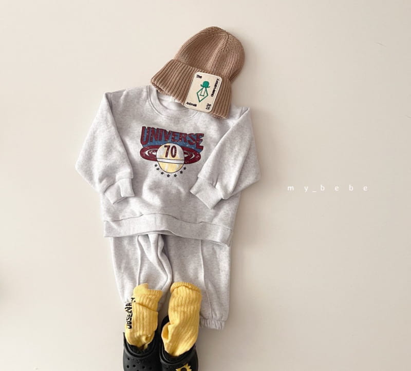 MY BEBE - Korean Children Fashion - #Kfashion4kids - Universe Top Bottom Set - 3
