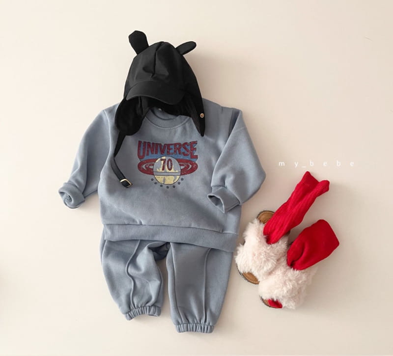MY BEBE - Korean Children Fashion - #Kfashion4kids - Universe Top Bottom Set - 6
