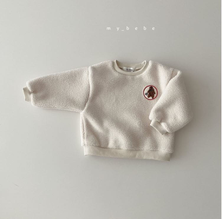 MY BEBE - Korean Children Fashion - #Kfashion4kids - Color Fluffy Sweatshirt - 3