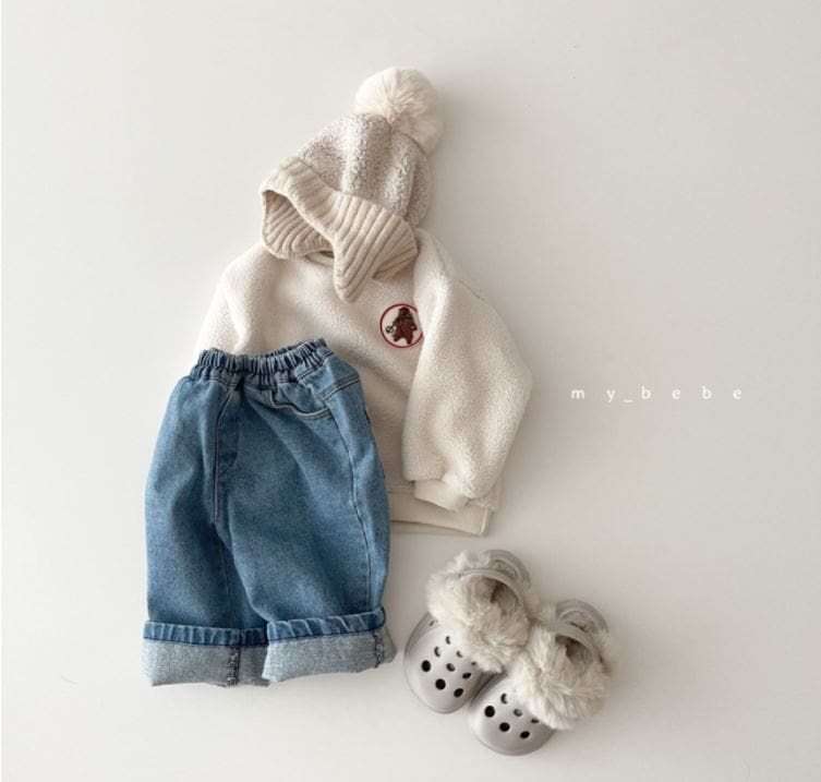 MY BEBE - Korean Children Fashion - #Kfashion4kids - Color Fluffy Sweatshirt - 4