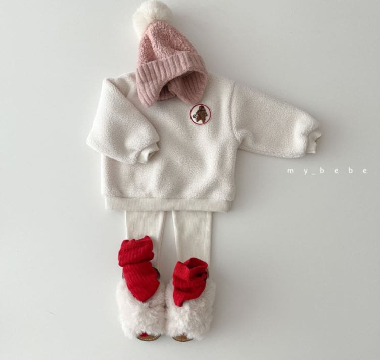 MY BEBE - Korean Children Fashion - #Kfashion4kids - Color Fluffy Sweatshirt - 5