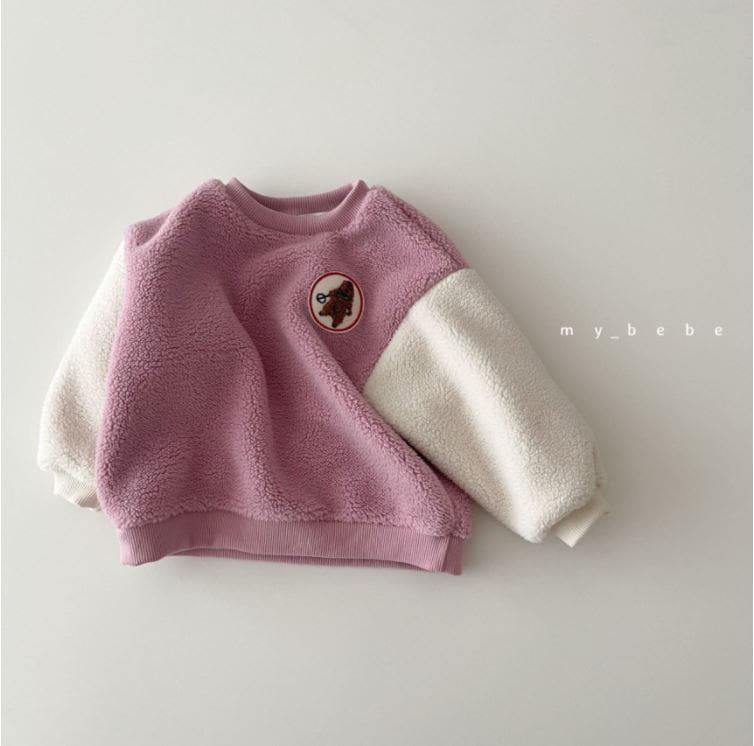 MY BEBE - Korean Children Fashion - #Kfashion4kids - Color Fluffy Sweatshirt - 6