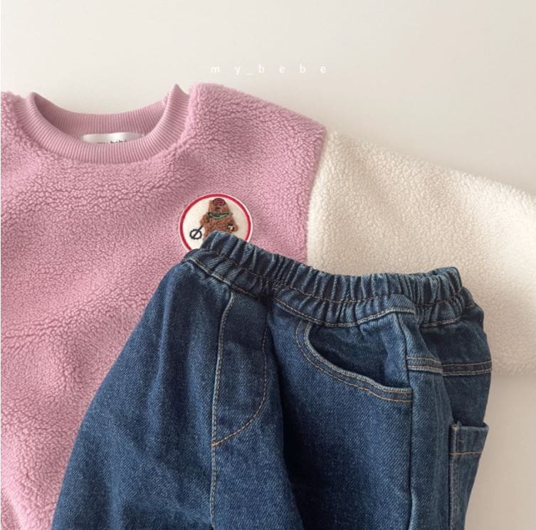 MY BEBE - Korean Children Fashion - #Kfashion4kids - Color Fluffy Sweatshirt - 8