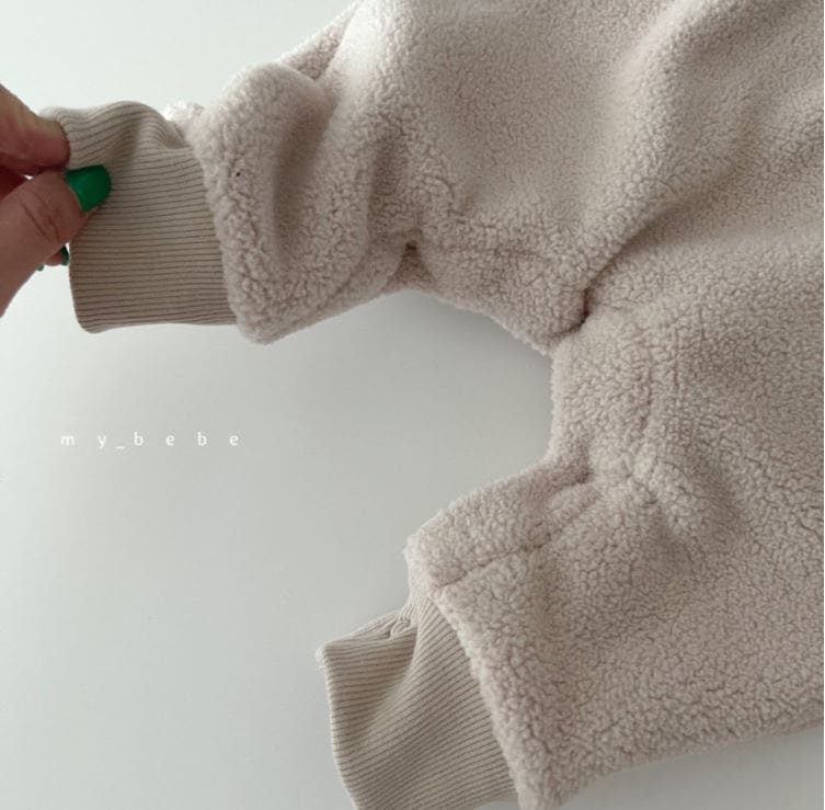 MY BEBE - Korean Children Fashion - #Kfashion4kids - Bebe Cozy Bodysuit with Bonnet - 8