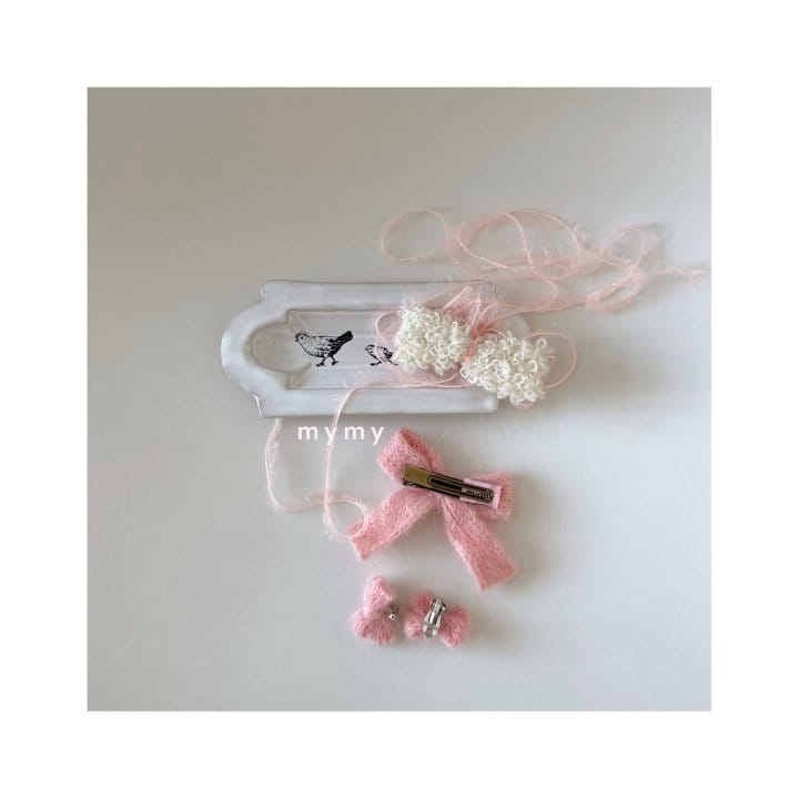 MY SOCKS - Korean Children Fashion - #Kfashion4kids - Lovely Hairpin Earring Set