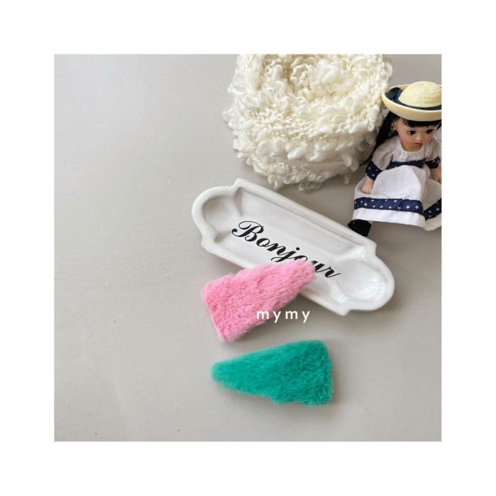 MY SOCKS - Korean Children Fashion - #Kfashion4kids - Sorrento Mink Hairpin [set of 2] - 2