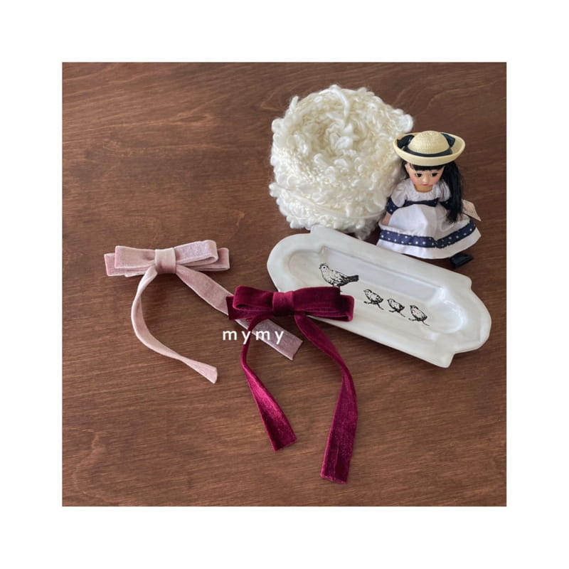 MY SOCKS - Korean Children Fashion - #Kfashion4kids - Romantic Ribbon Hairpin