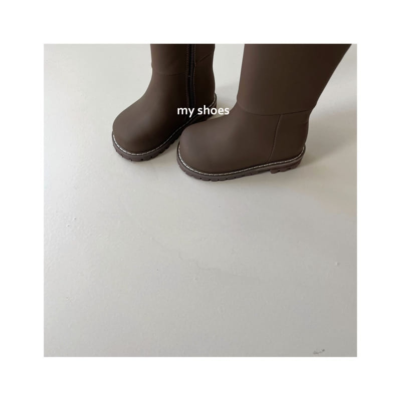 MY SOCKS - Korean Children Fashion - #Kfashion4kids - Penguin High Boots - 10