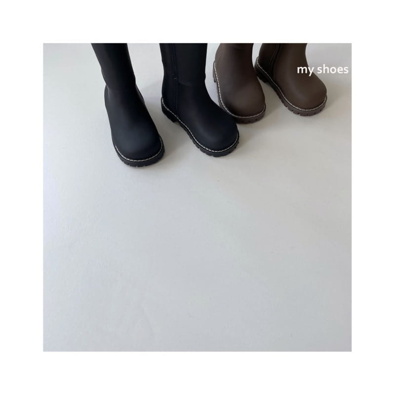 MY SOCKS - Korean Children Fashion - #Kfashion4kids - Penguin High Boots - 11