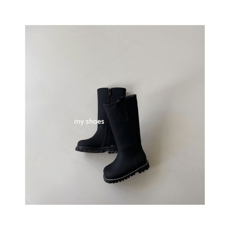 MY SOCKS - Korean Children Fashion - #Kfashion4kids - Penguin High Boots - 2