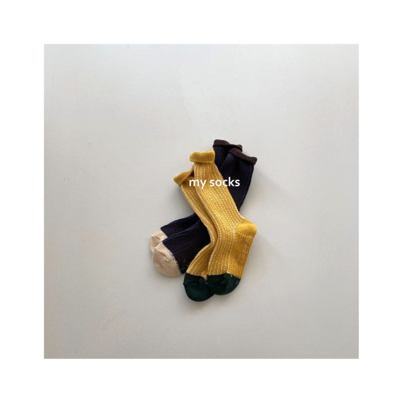 MY SOCKS - Korean Children Fashion - #Kfashion4kids - Sweden Socks [set of 2]