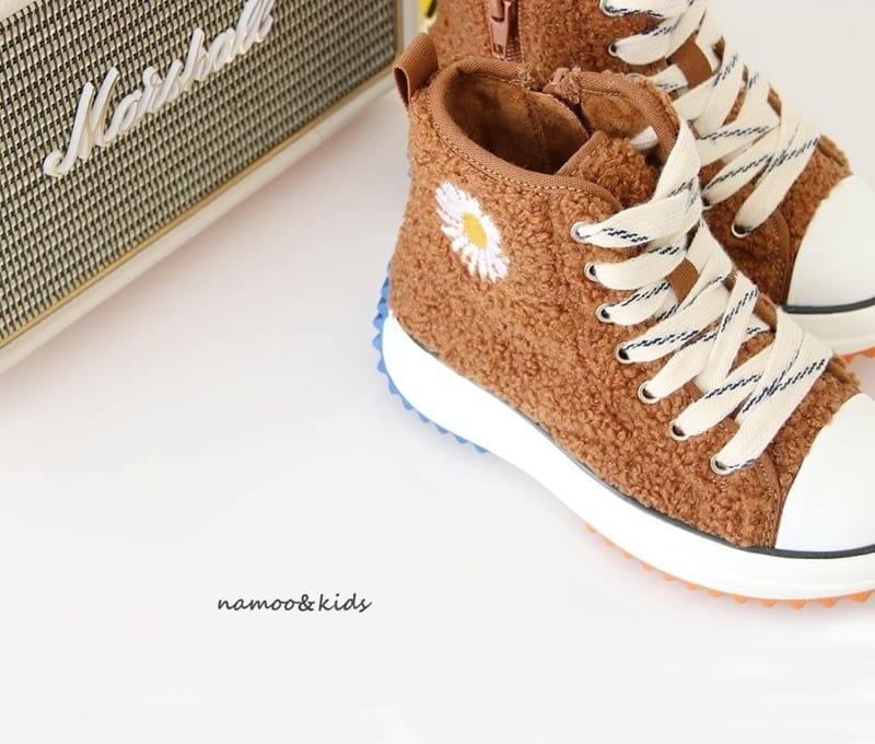 NAMOO & KIDS - Korean Children Fashion - #Kfashion4kids - Bboglei High Top Sneakers - 3