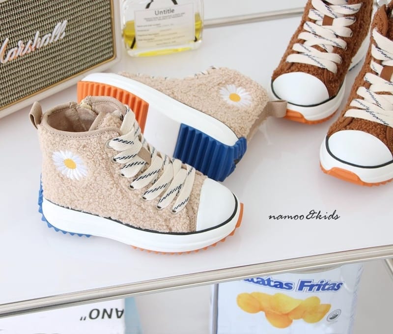 NAMOO & KIDS - Korean Children Fashion - #Kfashion4kids - Bboglei High Top Sneakers - 6