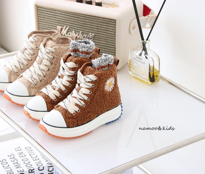 NAMOO & KIDS - Korean Children Fashion - #Kfashion4kids - Bboglei High Top Sneakers - 7