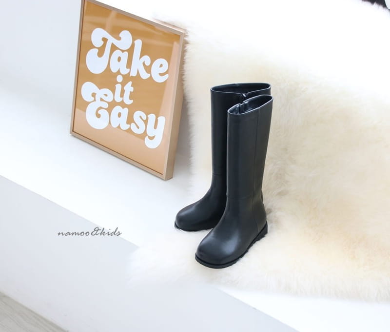 NAMOO & KIDS - Korean Children Fashion - #Kfashion4kids - Wavy Long Boots - 2