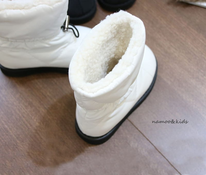 NAMOO & KIDS - Korean Children Fashion - #Kfashion4kids - Cream Padding Boots - 4