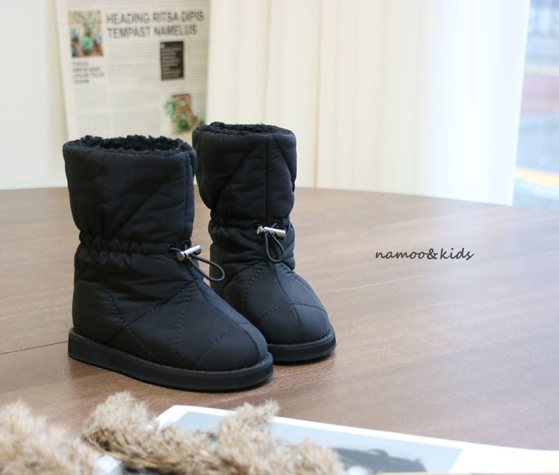 NAMOO & KIDS - Korean Children Fashion - #Kfashion4kids - Cream Padding Boots - 6