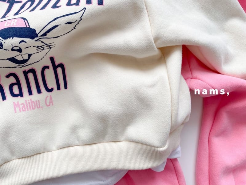 NAMS - Korean Children Fashion - #Kfashion4kids - Rabbit Fleece Top Bottom Set - 3