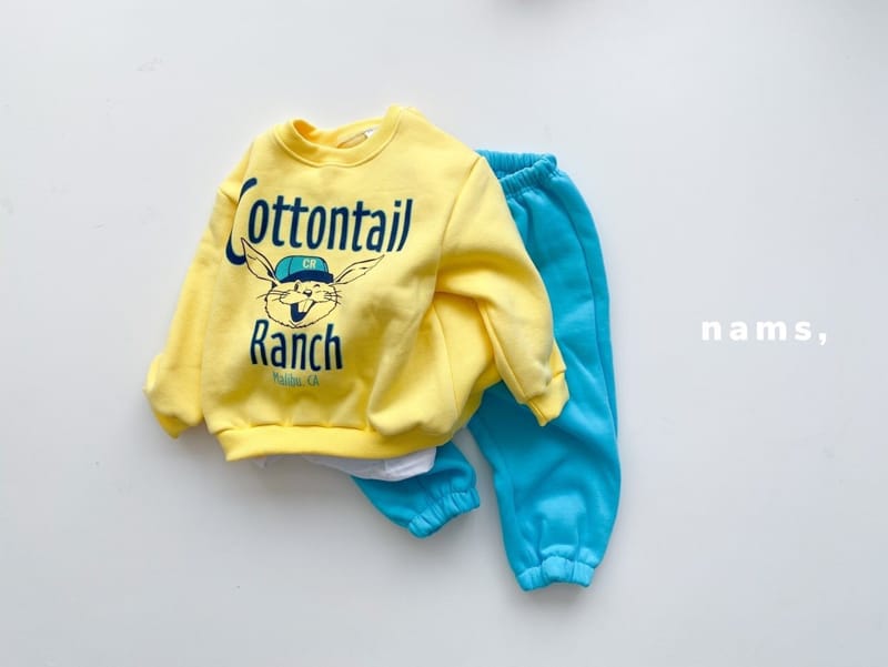 NAMS - Korean Children Fashion - #Kfashion4kids - Rabbit Fleece Top Bottom Set - 4