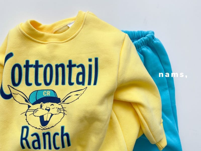 NAMS - Korean Children Fashion - #Kfashion4kids - Rabbit Fleece Top Bottom Set - 5