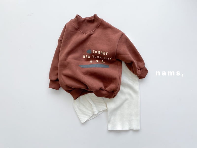 NAMS - Korean Children Fashion - #Kfashion4kids - Tomboy Half Turtleneck Sweatshirt - 2
