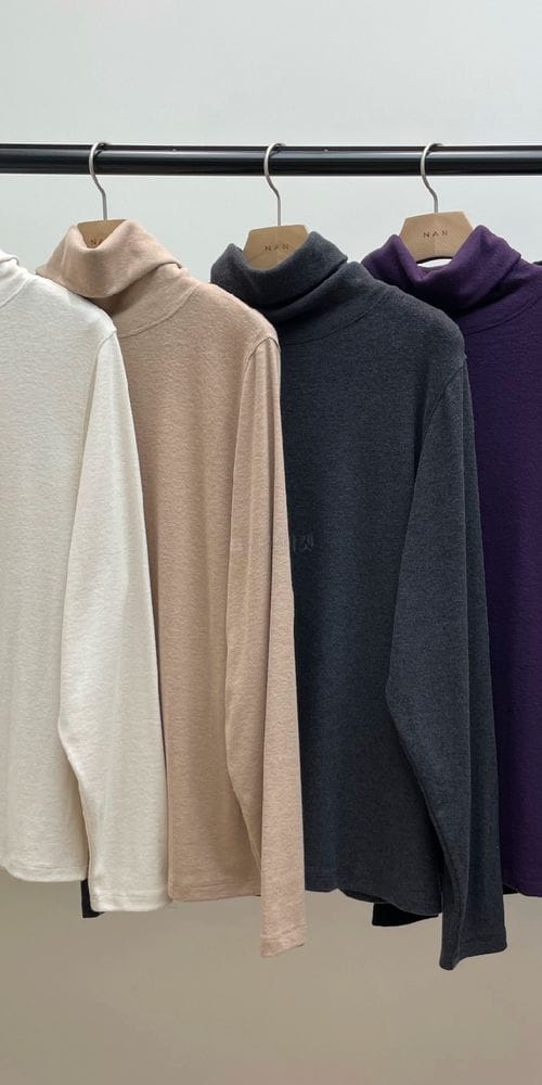 NAN - Korean Children Fashion - #Kfashion4kids - Relax Turtleneck Tee - 2