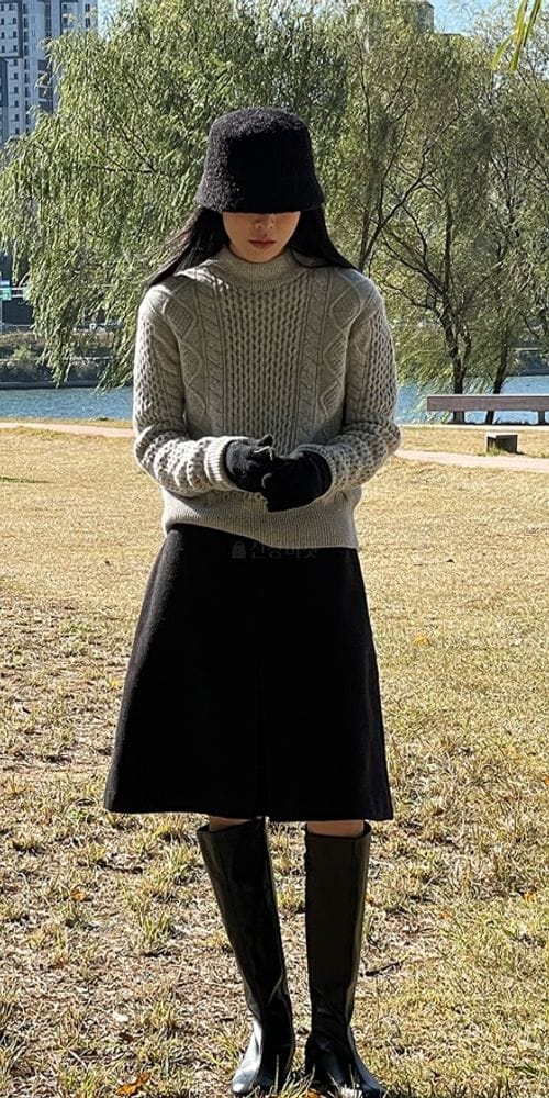 NAN - Korean Children Fashion - #Kfashion4kids - Mink Turtleneck  - 3