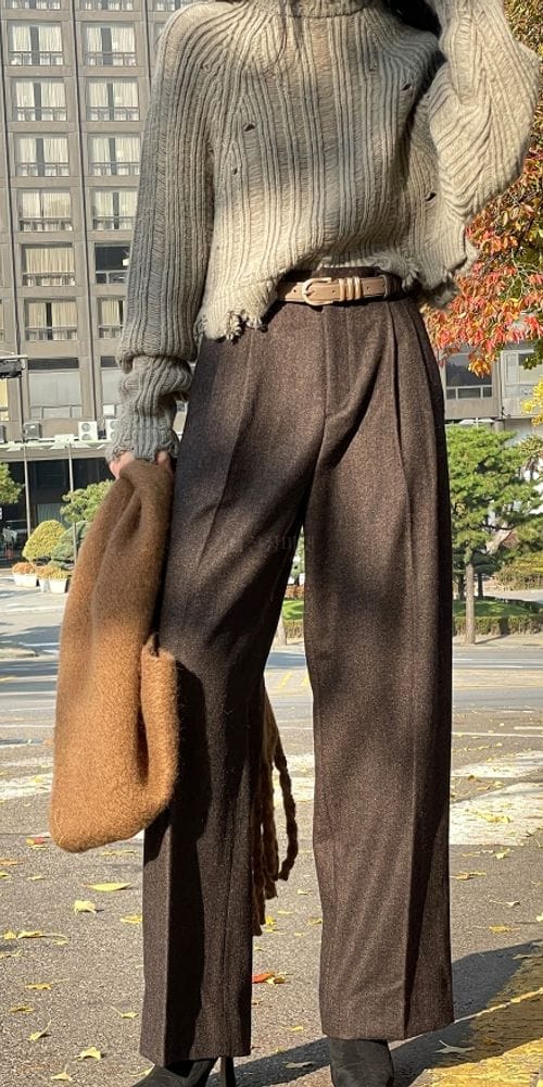 NAN - Korean Children Fashion - #Kfashion4kids - Herringbone Pants
