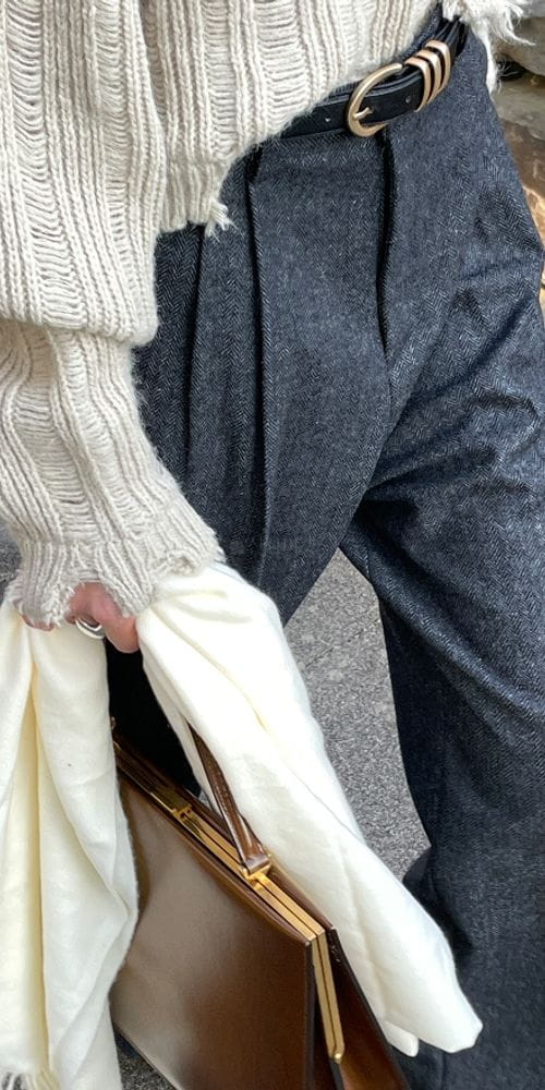 NAN - Korean Children Fashion - #Kfashion4kids - Herringbone Pants - 3