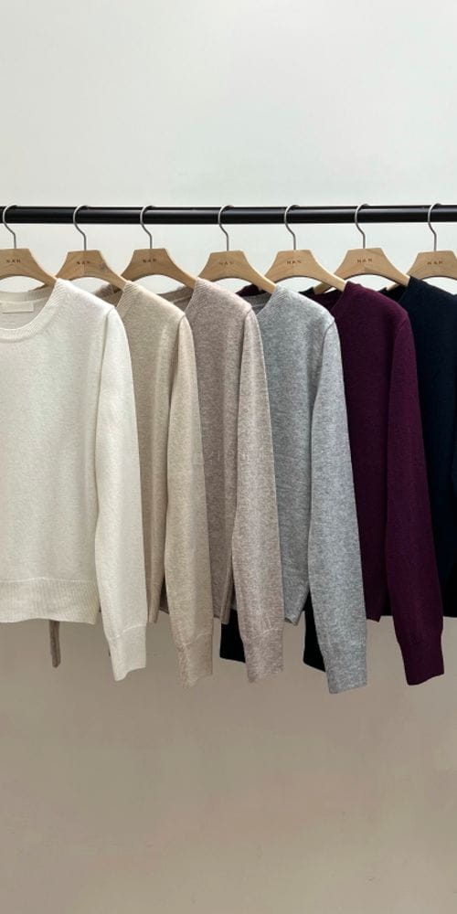 NAN - Korean Children Fashion - #Kfashion4kids - Cashimere Round Knit