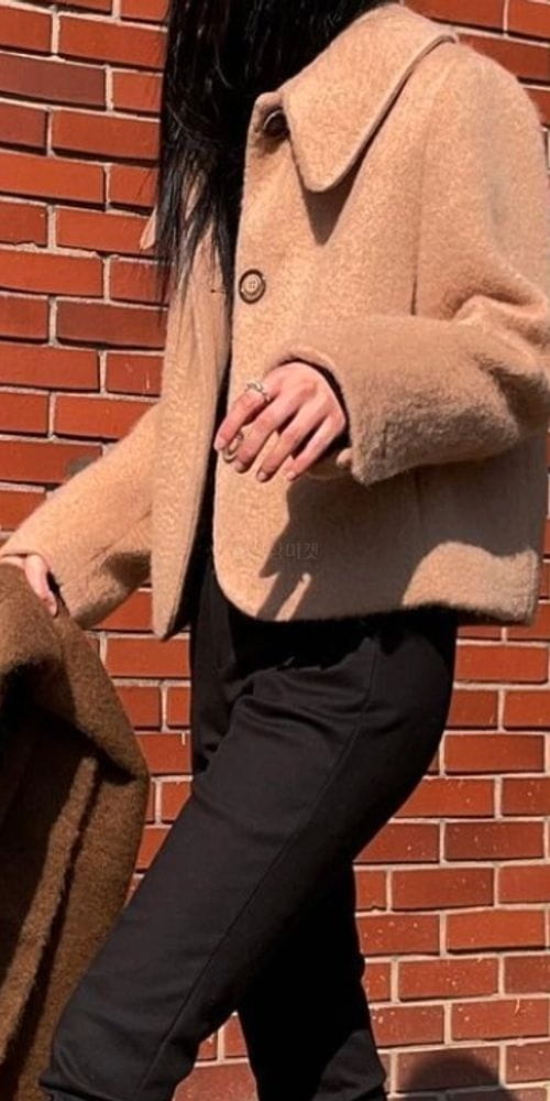 NAN - Korean Children Fashion - #Kfashion4kids - Hairy Collar Short Jacket - 3