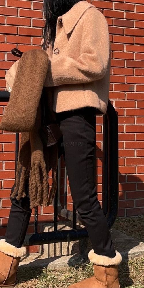NAN - Korean Children Fashion - #Kfashion4kids - Hairy Collar Short Jacket - 4