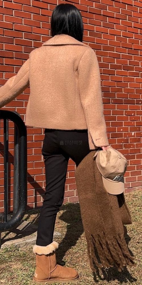 NAN - Korean Children Fashion - #Kfashion4kids - Hairy Collar Short Jacket - 6