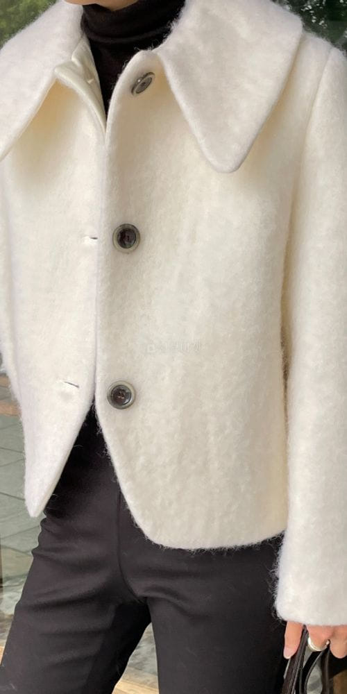 NAN - Korean Children Fashion - #Kfashion4kids - Hairy Collar Short Jacket - 8