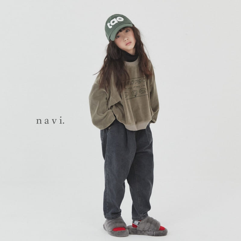 NAVI - Korean Children Fashion - #Kfashion4kids - Veloure Sweatshirt