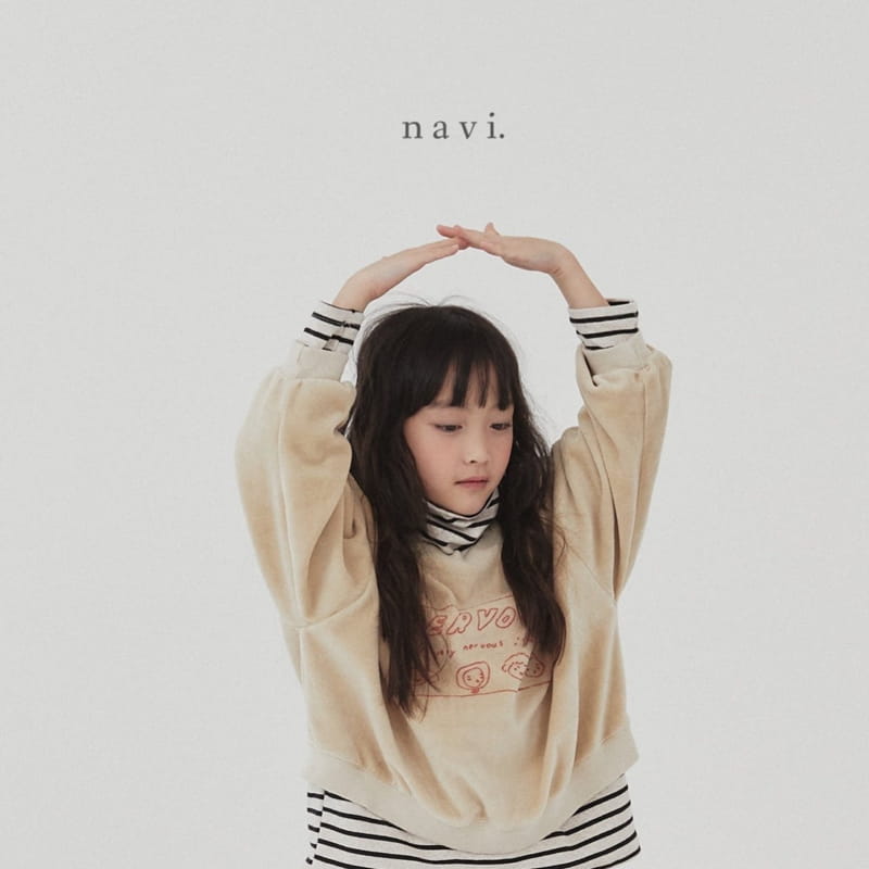 NAVI - Korean Children Fashion - #Kfashion4kids - Veloure Sweatshirt - 11