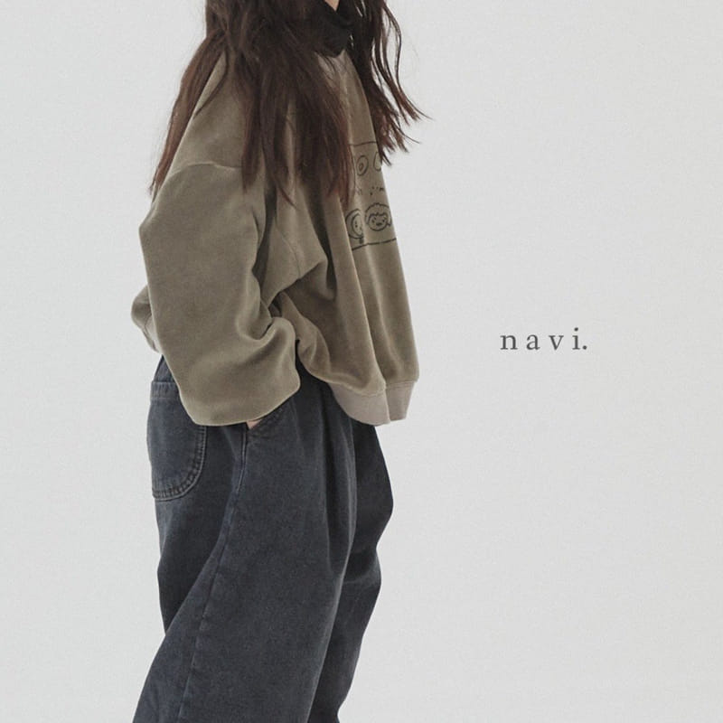 NAVI - Korean Children Fashion - #Kfashion4kids - Veloure Sweatshirt - 3