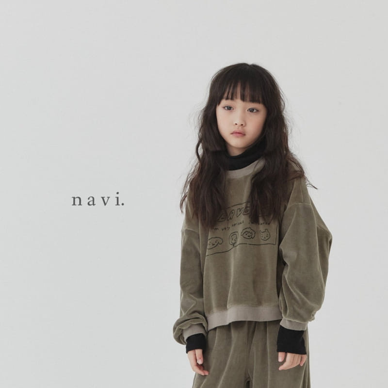 NAVI - Korean Children Fashion - #Kfashion4kids - Veloure Sweatshirt - 9