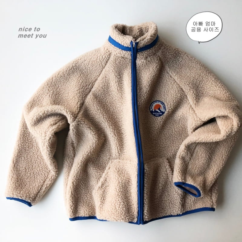 NICE TO MEET YOU - Korean Children Fashion - #Kfashion4kids - Mountain Fleece Jumper with Mom - 10