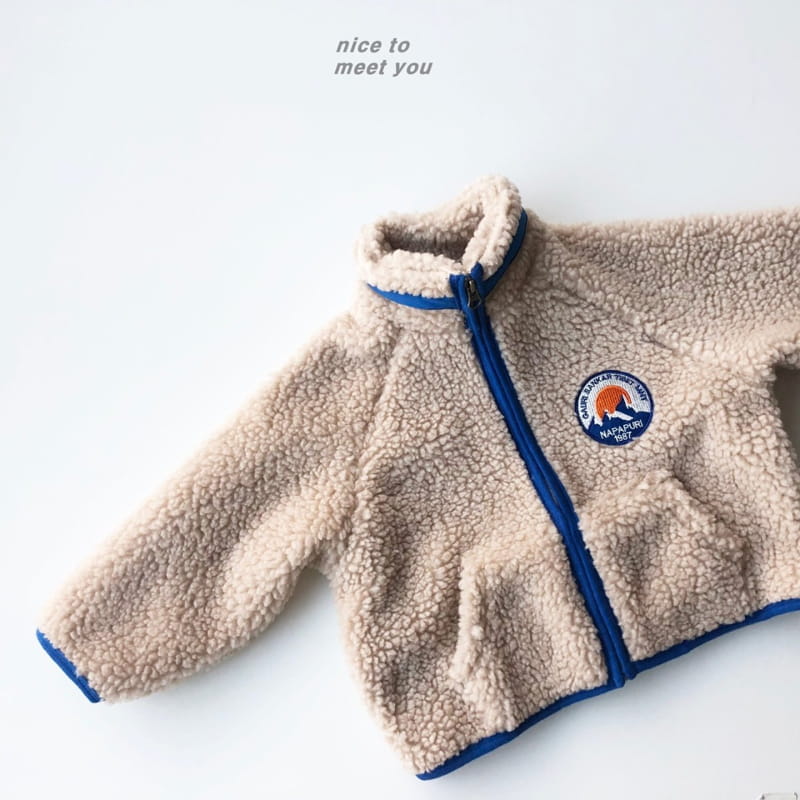 NICE TO MEET YOU - Korean Children Fashion - #Kfashion4kids - Mountain Fleece Jumper with Mom - 2