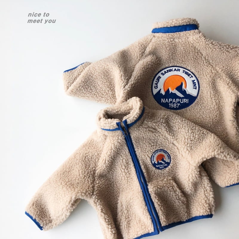 NICE TO MEET YOU - Korean Children Fashion - #Kfashion4kids - Mountain Fleece Jumper with Mom - 3