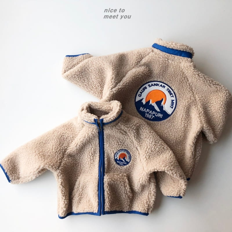 NICE TO MEET YOU - Korean Children Fashion - #Kfashion4kids - Mountain Fleece Jumper with Mom - 5