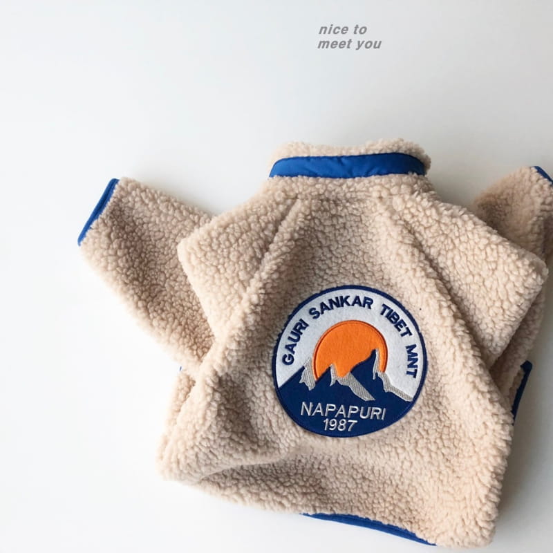 NICE TO MEET YOU - Korean Children Fashion - #Kfashion4kids - Mountain Fleece Jumper with Mom - 6