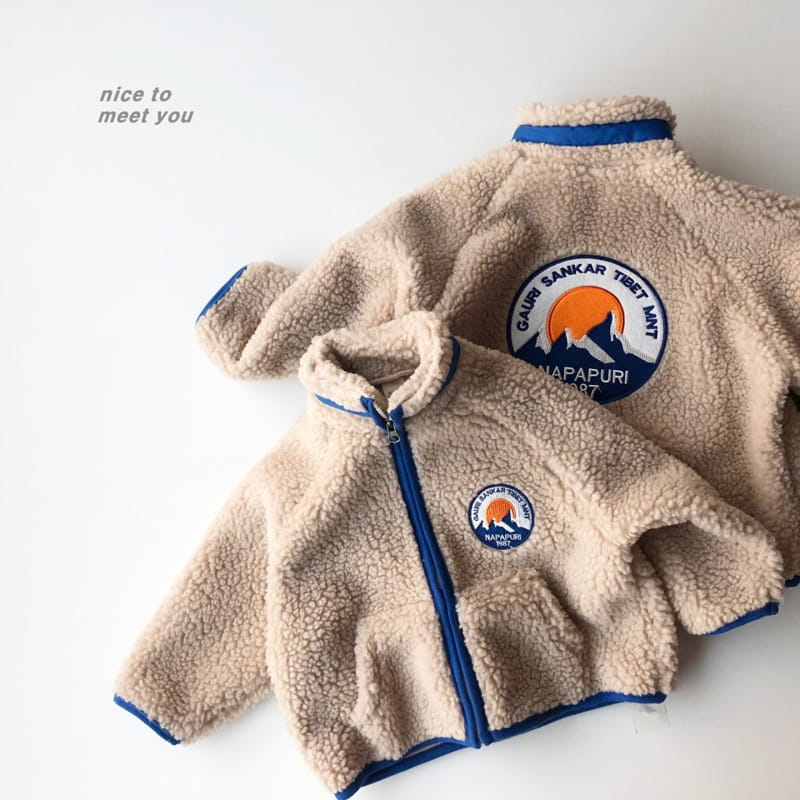 NICE TO MEET YOU - Korean Children Fashion - #Kfashion4kids - Mountain Fleece Jumper with Mom - 9