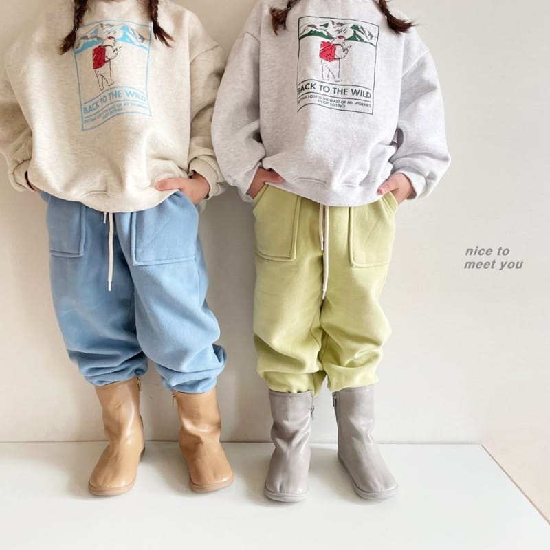 NICE TO MEET YOU - Korean Children Fashion - #Kfashion4kids - Back Packing Fleece Jumper with Mom - 10