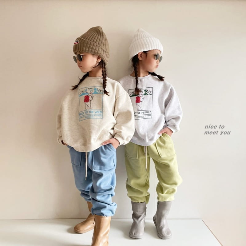 NICE TO MEET YOU - Korean Children Fashion - #Kfashion4kids - Back Packing Fleece Jumper with Mom - 12