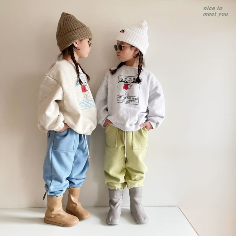 NICE TO MEET YOU - Korean Children Fashion - #Kfashion4kids - Back Packing Fleece Jumper with Mom - 5